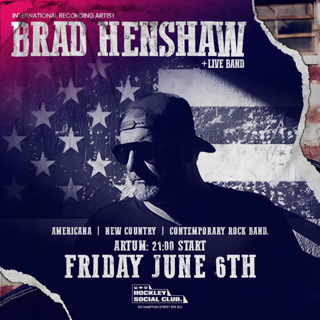 BRAD HENSHAW + Live Band