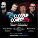 CLOSEUP COMEDY at Herbert’s Yard with Chris Washington & More