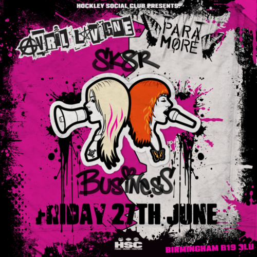 HSC PRESENTS: Sk8r Business – Avril vs Paramore