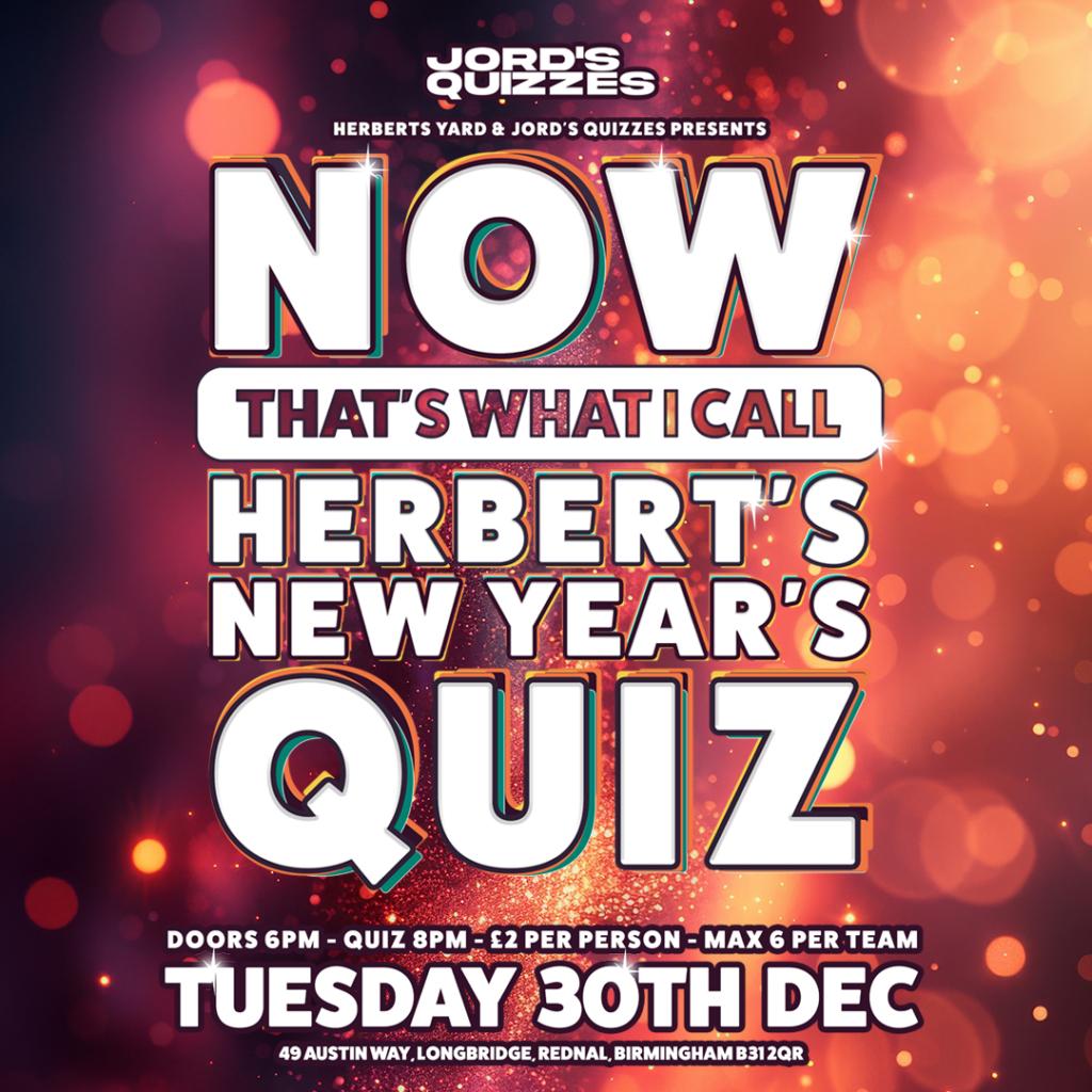 The Big 2025 Quiz at Herbert’s