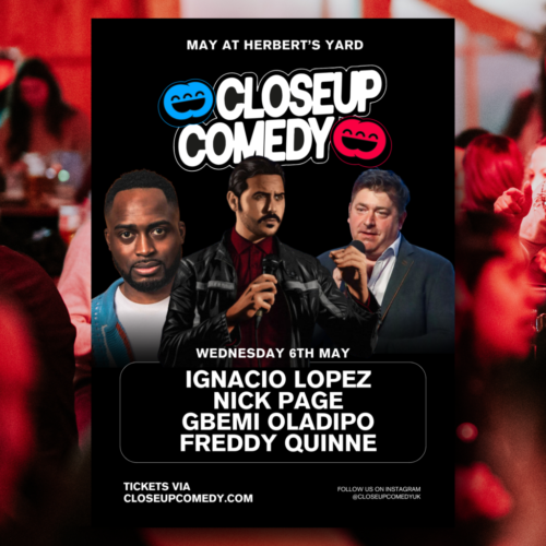 Closeup Comedy at Herbert’s Yard – IGNACIO LOPEZ and more