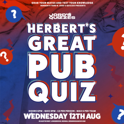 Great Pub Quiz @ Herberts Yard